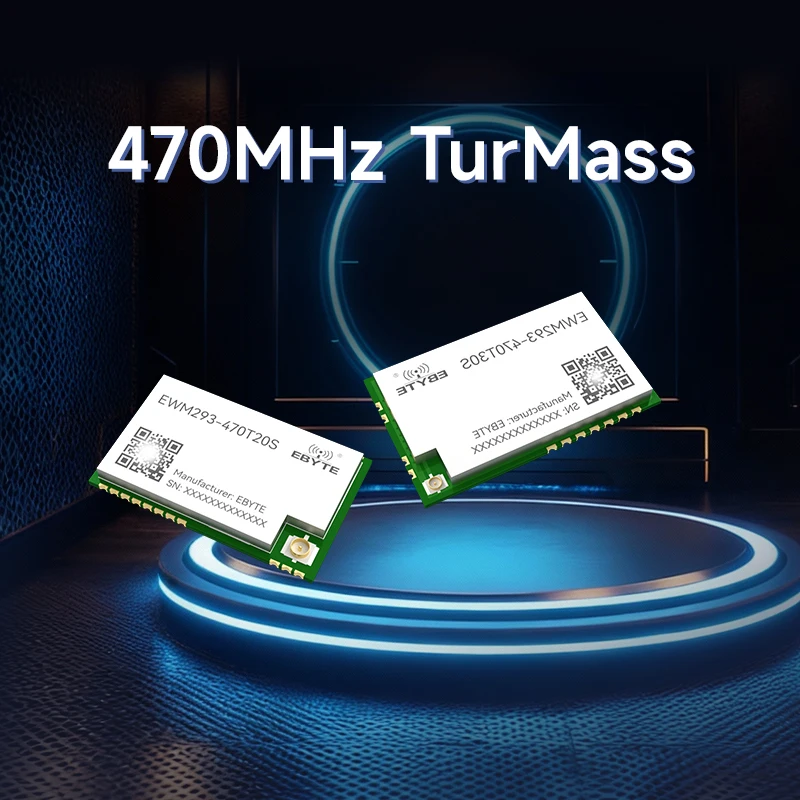 470MHz TurMass Technology LPWAN EBYTE Module Wireless UART Module Support AT Command RSSI Up to 10KM Distance
470MHz TurMass Technology LPWAN EBYTE Module Wireless UART Module Support AT Command RSSI Up to 10KM Distance