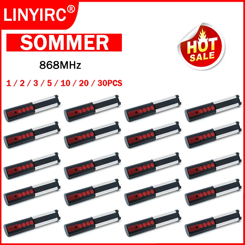 SOMMER 868 4020 TX03-868-4 Garage Door Remote Control 868MHz SOMMER 4026 TX03-868-2 4031 4025 4011 4021 4035 Gate Remote Control
SOMMER 868 4020 TX03-868-4 Garage Door Remote Control 868MHz SOMMER 4026 TX03-868-2 4031 4025 4011 4021 4035 Gate Remote Control