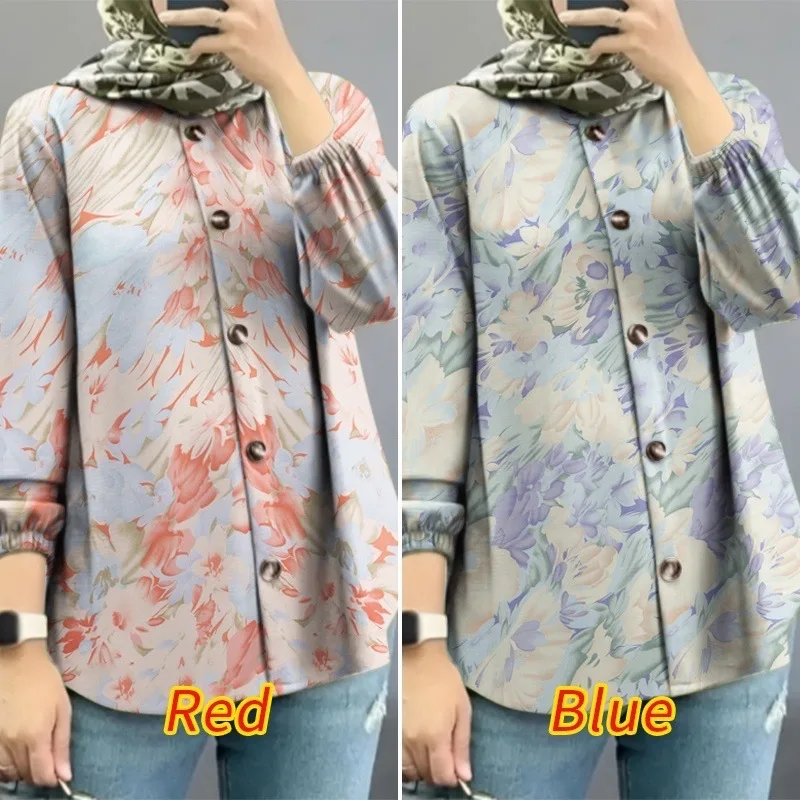 Malay 2025 New Women's Muslim Floral Shirt with Fashionable Bubble Sleeves Robe Abaya Ramadan Dubai Luxury Islam Elegant
Malay 2025 New Women's Muslim Floral Shirt with Fashionable Bubble Sleeves Robe Abaya Ramadan Dubai Luxury Islam Elegant