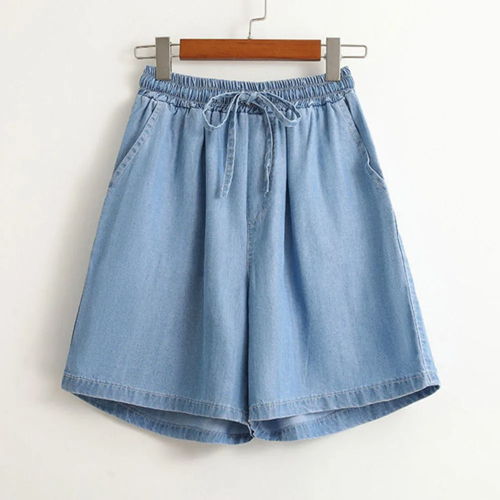Women summer shorts five inch loose wideleg style breathable ice silk fabric elastic waist for casual and shopping
Women summer shorts five inch loose wideleg style breathable ice silk fabric elastic waist for casual and shopping