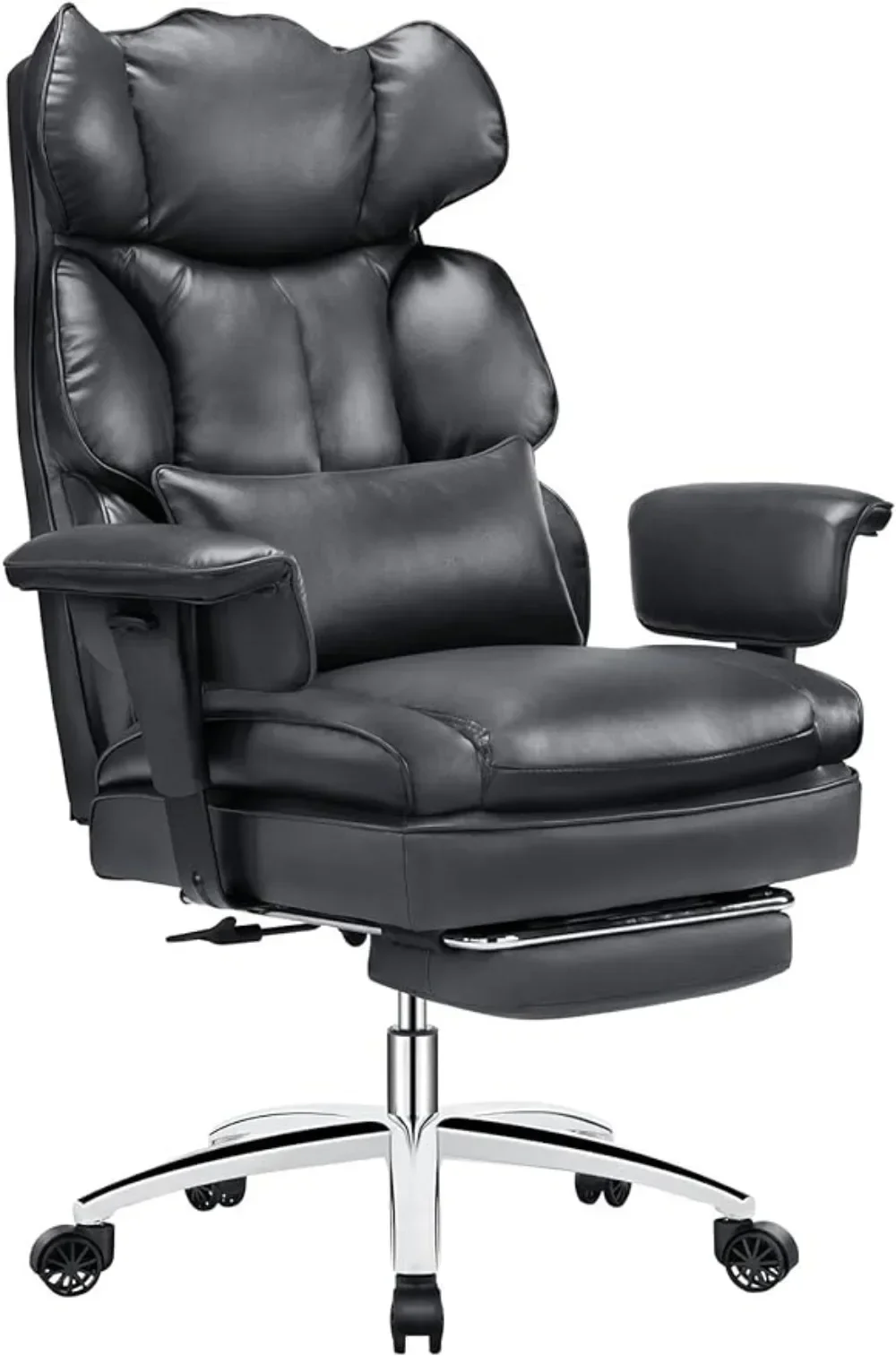 Home Office High Back Reclining Desk Chair with Footrest, Big and Tall Adjustable Height PU Leather Executive Computer Task
Home Office High Back Reclining Desk Chair with Footrest, Big and Tall Adjustable Height PU Leather Executive Computer Task