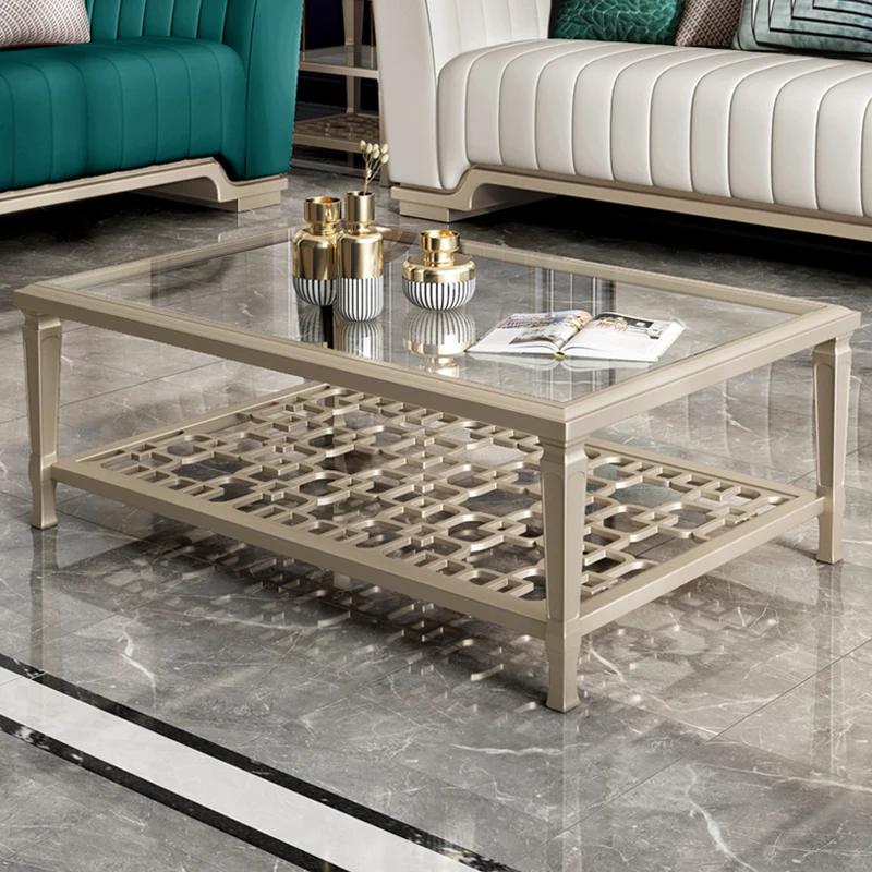 Light luxury tempered glass coffee table solid wood model room coffee table TV cabinet combination modern simple living room
Light luxury tempered glass coffee table solid wood model room coffee table TV cabinet combination modern simple living room