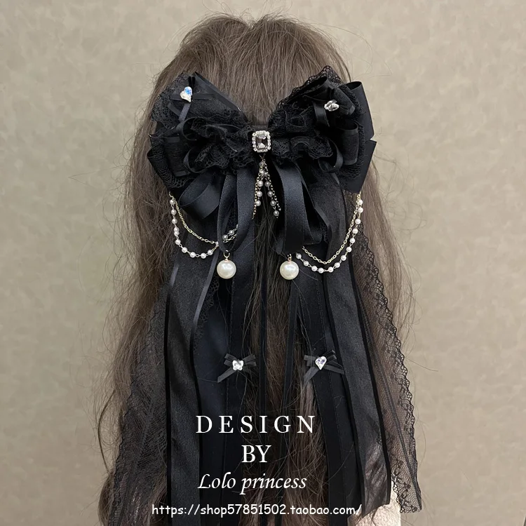 Sweet Cute New Headwear Fashion Heavy Industry Black Bow Hair Pins and Clips Handmade Hair Accessories for Women 2025 New
Sweet Cute New Headwear Fashion Heavy Industry Black Bow Hair Pins and Clips Handmade Hair Accessories for Women 2025 New