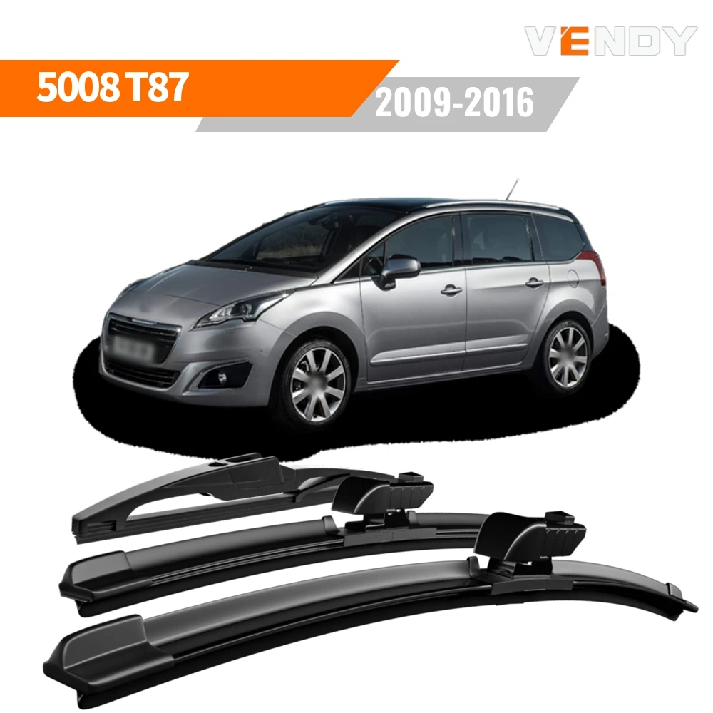 1set Front & Rear Windshield Wiper Blades Windscreen Wipers For Peugeot 5008 T87 MK1 2009-2016 Rubber Brushes Car Accessories
1set Front & Rear Windshield Wiper Blades Windscreen Wipers For Peugeot 5008 T87 MK1 2009-2016 Rubber Brushes Car Accessories
