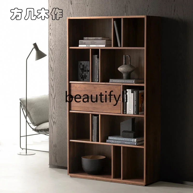 S7486teae North American black walnut bookcase, solid wood bookcase, Nordic, display cabinet floor-to-ceiling, storage locker
S7486teae North American black walnut bookcase, solid wood bookcase, Nordic, display cabinet floor-to-ceiling, storage locker
