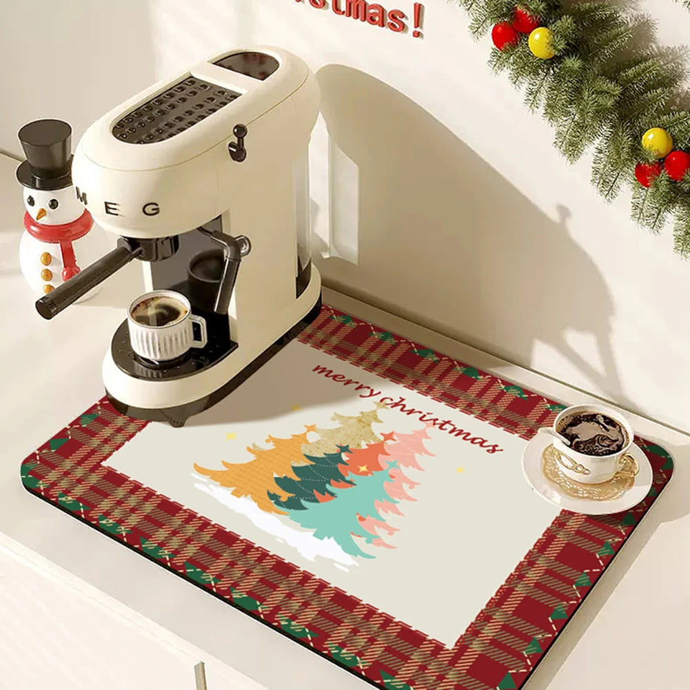 24X16 Inch Coffee Mat Strong Absorbency Christmas Decorations Quick-drying Mat With Waterproof Backing Table Placemats
24X16 Inch Coffee Mat Strong Absorbency Christmas Decorations Quick-drying Mat With Waterproof Backing Table Placemats