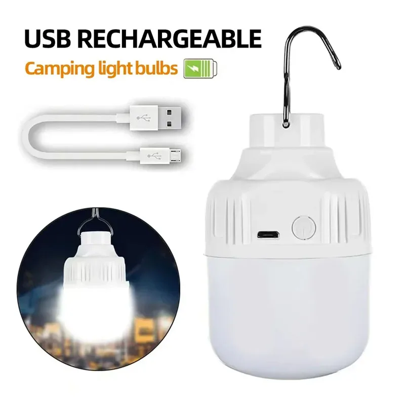 USB Rechargeable LED Camping Light with Hanging Hook Portable Emergency Light for Tents Outdoor Adventures Camping Accessories
USB Rechargeable LED Camping Light with Hanging Hook Portable Emergency Light for Tents Outdoor Adventures Camping Accessories