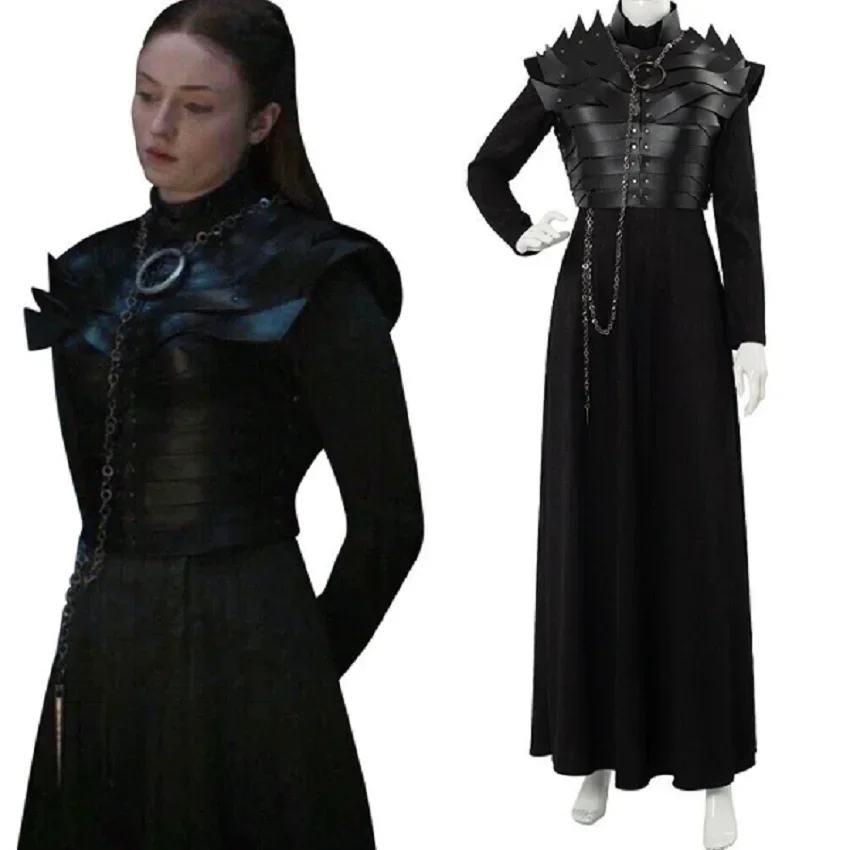 New Anime Cosplay Costume Sansa Stark Leather Jacket Black Carnival Adult Customized
New Anime Cosplay Costume Sansa Stark Leather Jacket Black Carnival Adult Customized