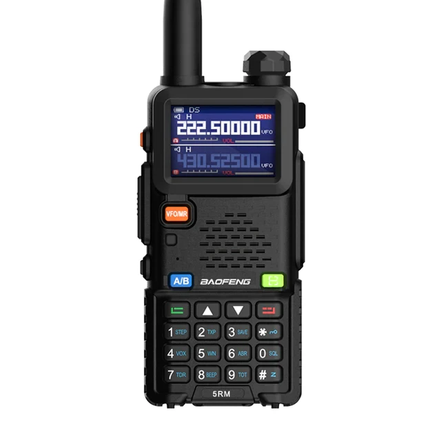 5RM BAOFENG Ham Radio Multi-Band Two Way Radio NOAA Weather Receiver High Power Handheld Walkie Talkie Long Range Handheld Radio
5RM BAOFENG Ham Radio Multi-Band Two Way Radio NOAA Weather Receiver High Power Handheld Walkie Talkie Long Range Handheld Radio