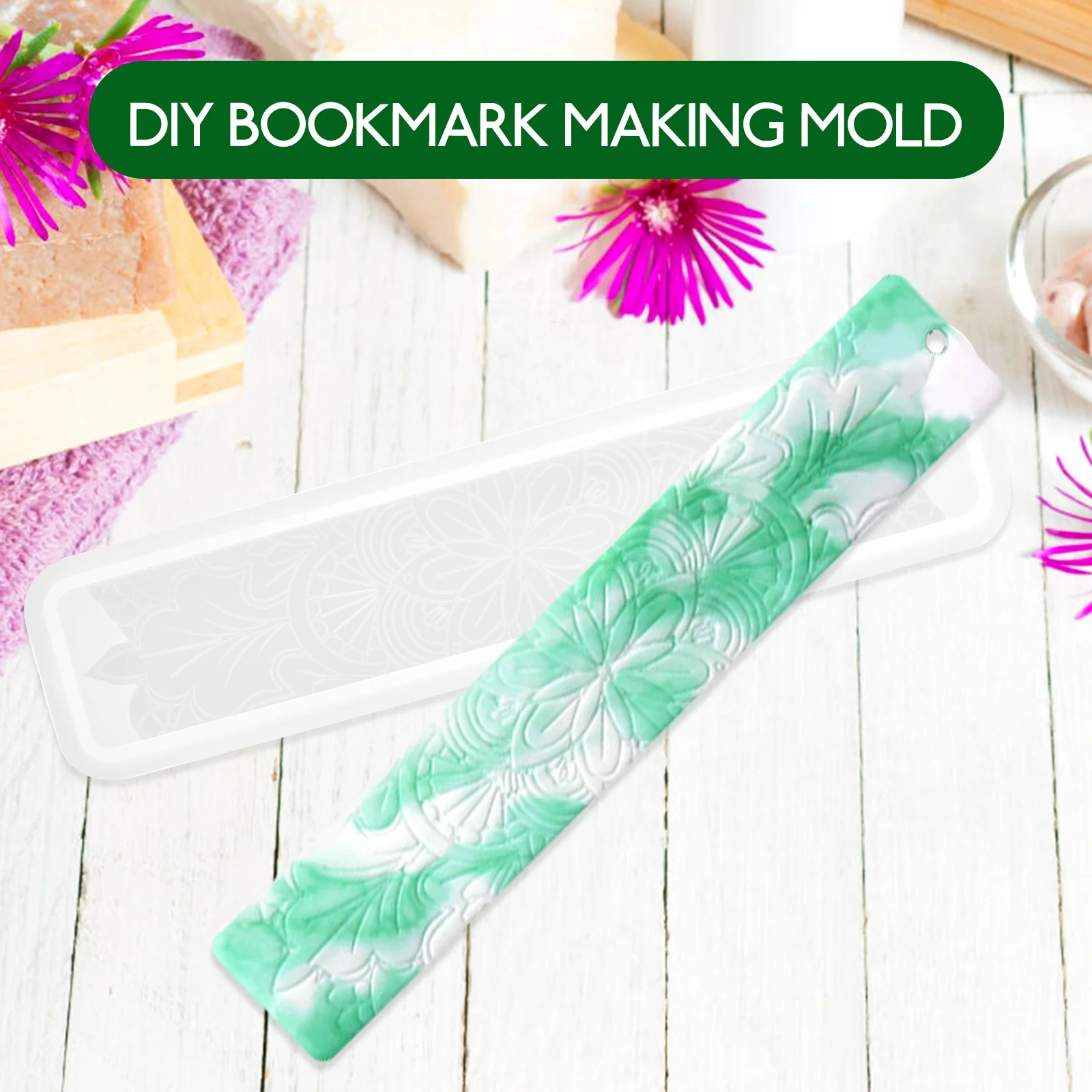 2 Pcs Bookmark Silicone Mold for Indoor Oval Making Reusable Molds Resin Moulds Epoxy Accessories 
2 Pcs Bookmark Silicone Mold for Indoor Oval Making Reusable Molds Resin Moulds Epoxy Accessories