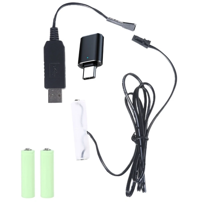 Универсальный съемный кабель питания 2 в 1 USB/Type C 6 В для батареи AA, замена батареи 4AA, повторное использование фиктивных
Универсальный съемный кабель питания 2 в 1 USB/Type C 6 В для батареи AA, замена батареи 4AA, повторное использование фиктивных