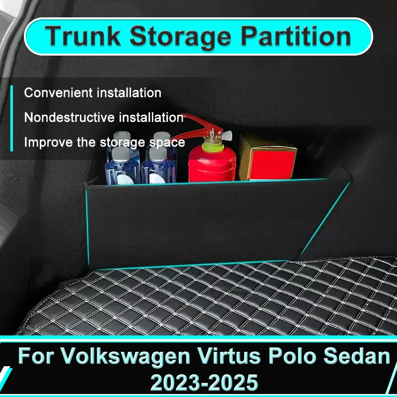 Для VW Volkswagen Virtus Polo Sedan 2023-2025 багажник автомобиля перегородка боковая многофункциональная утолщенная коробка для хранения авто интерьер
Для VW Volkswagen Virtus Polo Sedan 2023-2025 багажник автомобиля перегородка боковая многофункциональная утолщенная коробка для хранения авто интерьер
