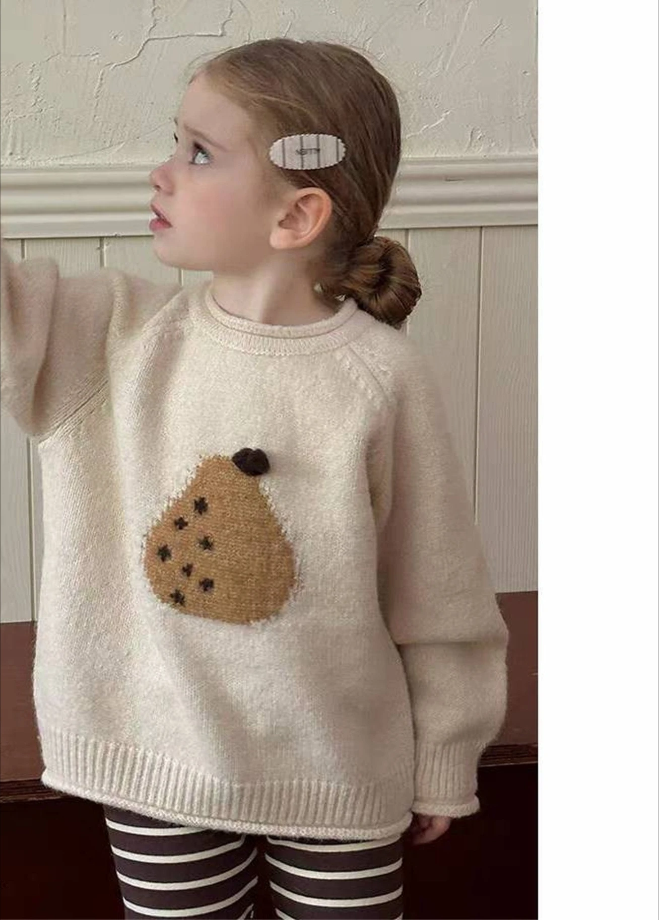 Korean Loose Round Neck Cartoon Sweater for Girls Autumn and Spring New Children's Casual Cute Knitted Top Kids Clothes
Korean Loose Round Neck Cartoon Sweater for Girls Autumn and Spring New Children's Casual Cute Knitted Top Kids Clothes