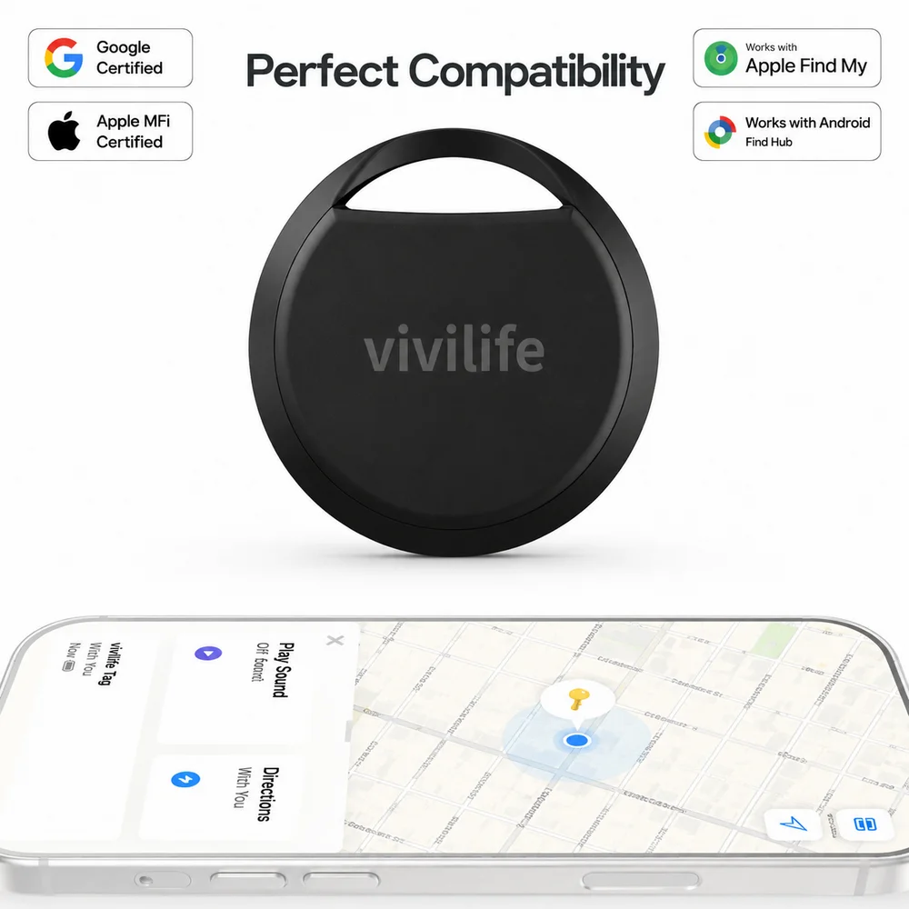New Dual System Tracker for Apple or Android Bluetooth Tracking Tag Item Locator Work with iOS Find My or Google Find Hub App
New Dual System Tracker for Apple or Android Bluetooth Tracking Tag Item Locator Work with iOS Find My or Google Find Hub App