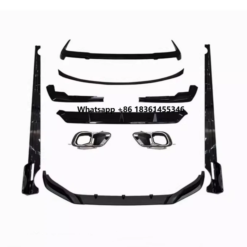 For 7 series 2023-2026 convert tail wing rear spoiler tail throat trim gloss black surround Front shovel rear lip sode skirt
For 7 series 2023-2026 convert tail wing rear spoiler tail throat trim gloss black surround Front shovel rear lip sode skirt