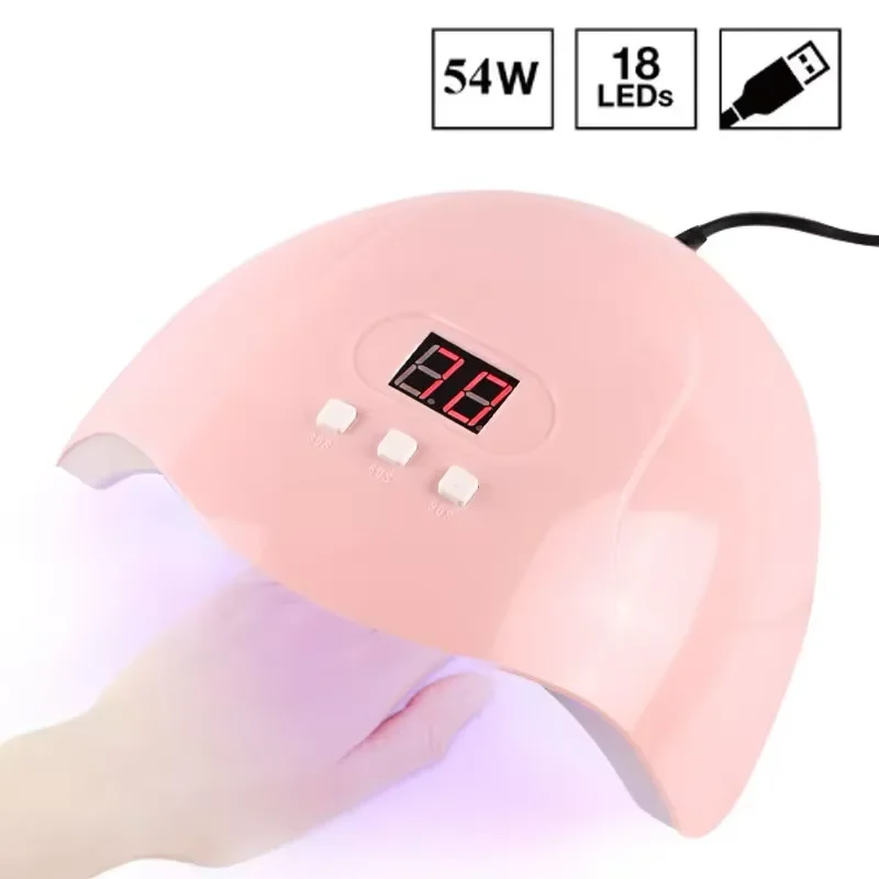Professional Nail Lamp LED Manicure UV Lamp Nail Dryer, UV Gel LED Gel Nail Machine, Smart Sensor, USB Plug
Professional Nail Lamp LED Manicure UV Lamp Nail Dryer, UV Gel LED Gel Nail Machine, Smart Sensor, USB Plug