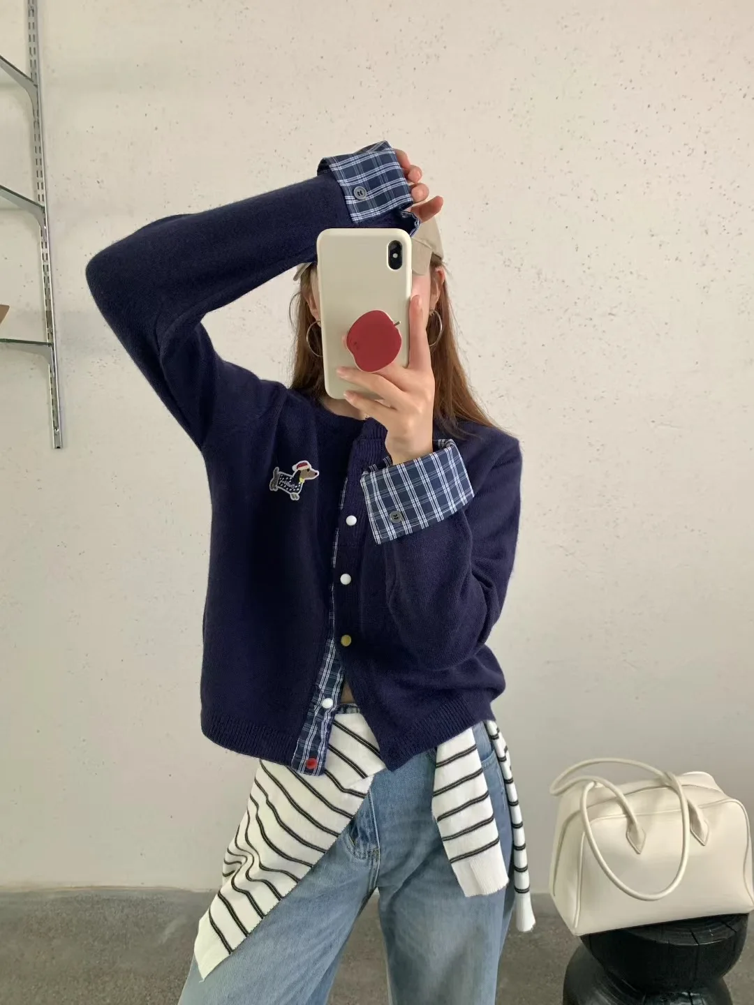 Вязаный кардиган оригинального дизайна с вышивкой в виде собаки в стиле пэчворк, искусственный двухсекционный длинный свек, круглый Ne, теплый, с пальцами, повседневная одежда для...
Вязаный кардиган оригинального дизайна с вышивкой в виде собаки в стиле пэчворк, искусственный двухсекционный длинный свек, круглый Ne, теплый, с пальцами, повседневная одежда для...