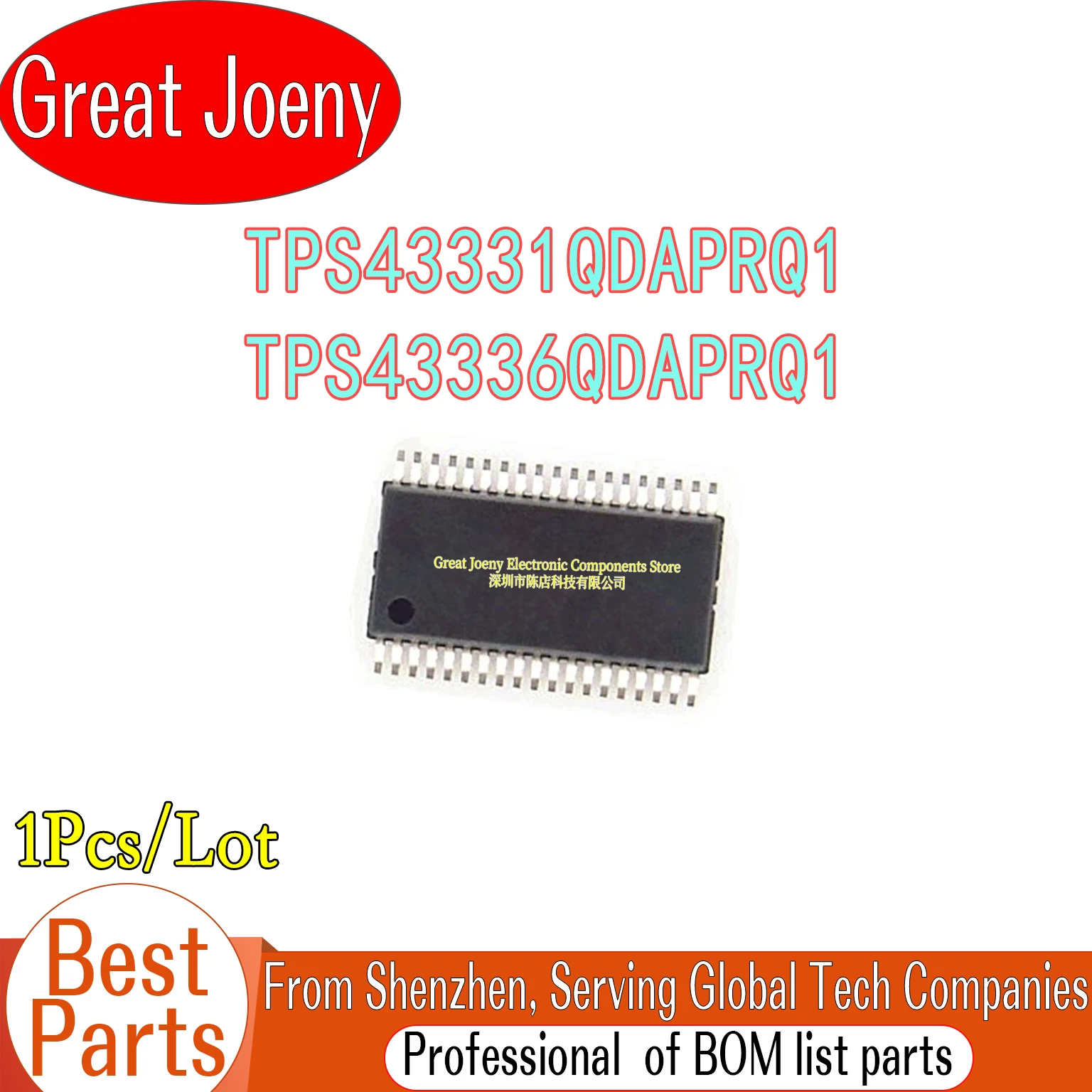 TPS43331Q1 TPS43336Q1 TPS43331QDAPRQ1 TPS43336QDAPRQ1 IC Chipset HTSSOP-38
TPS43331Q1 TPS43336Q1 TPS43331QDAPRQ1 TPS43336QDAPRQ1 IC Chipset HTSSOP-38