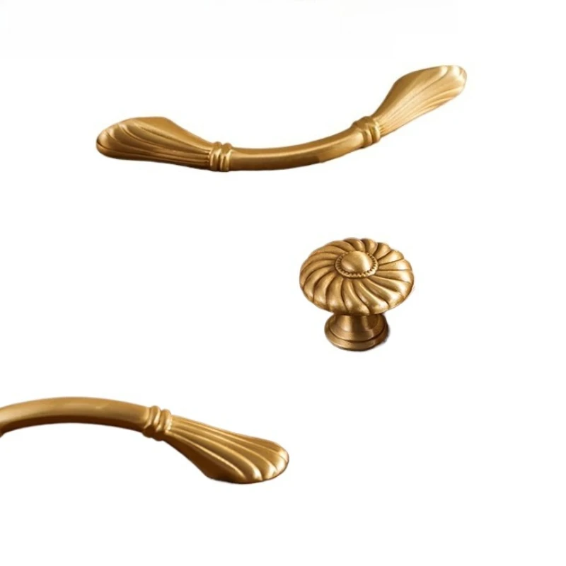 Brass Furniture Cabinet Door Handle Solid Handle Chinese Retro Gold Matte Black Pattern Wardrobe Cabinet Door Hardware Handle
Brass Furniture Cabinet Door Handle Solid Handle Chinese Retro Gold Matte Black Pattern Wardrobe Cabinet Door Hardware Handle