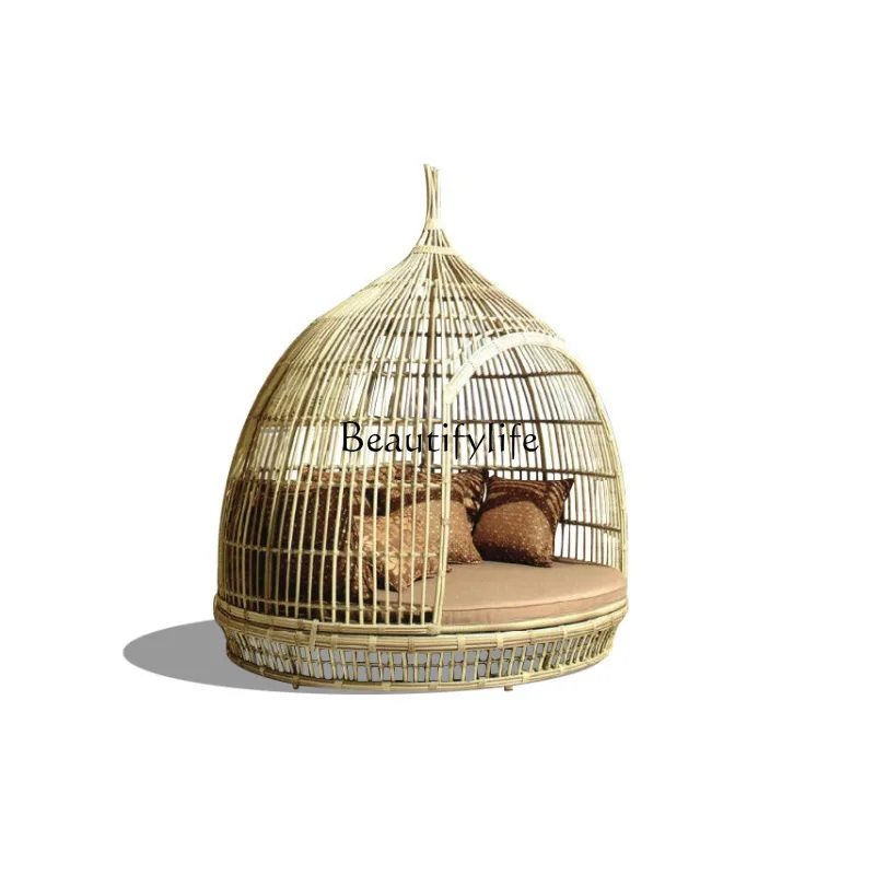 Outdoor birdcage bed rattan nest chair swimming pool outdoor round bed wholesale
Outdoor birdcage bed rattan nest chair swimming pool outdoor round bed wholesale