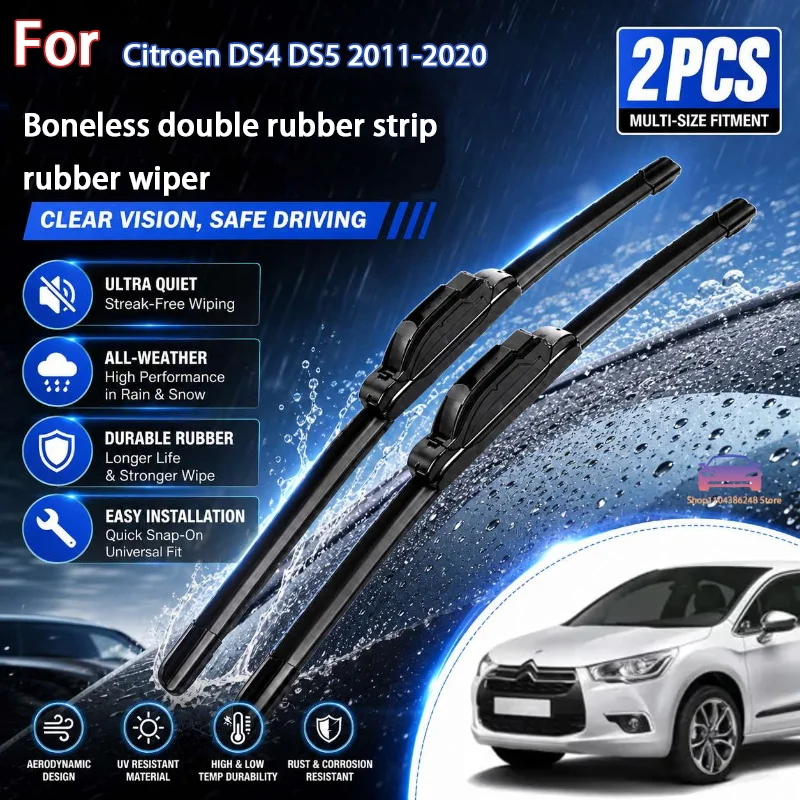 Front Wiper Blades For Citroen DS4 DS5 2011-2020 Windshield Windscreen Clean Window Car Rain Brushes 30"+26" Modification Parts
Front Wiper Blades For Citroen DS4 DS5 2011-2020 Windshield Windscreen Clean Window Car Rain Brushes 30"+26" Modification Parts