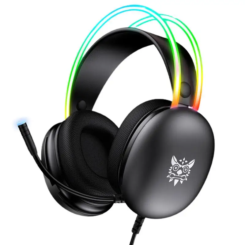 Stereo Wired Over Ear Game Headphones Crystal Clear Sound Gaming Headsets Gamer Wired Headphones Noise Cancelling Microphone set
Stereo Wired Over Ear Game Headphones Crystal Clear Sound Gaming Headsets Gamer Wired Headphones Noise Cancelling Microphone set