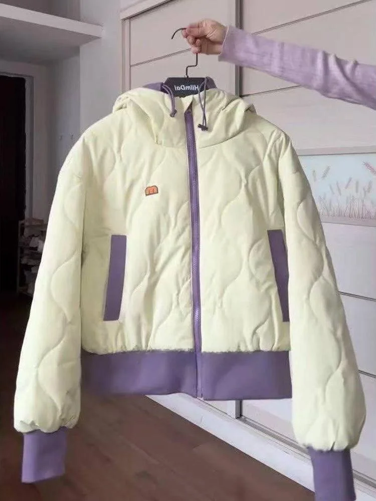 Ретро-куртка женская свободного кроя с капюшоном, в стиле пэчворк, из хлопка, утепленная, с длинными рукавами, на молнии, модная, зимняя
Ретро-куртка женская свободного кроя с капюшоном, в стиле пэчворк, из хлопка, утепленная, с длинными рукавами, на молнии, модная, зимняя