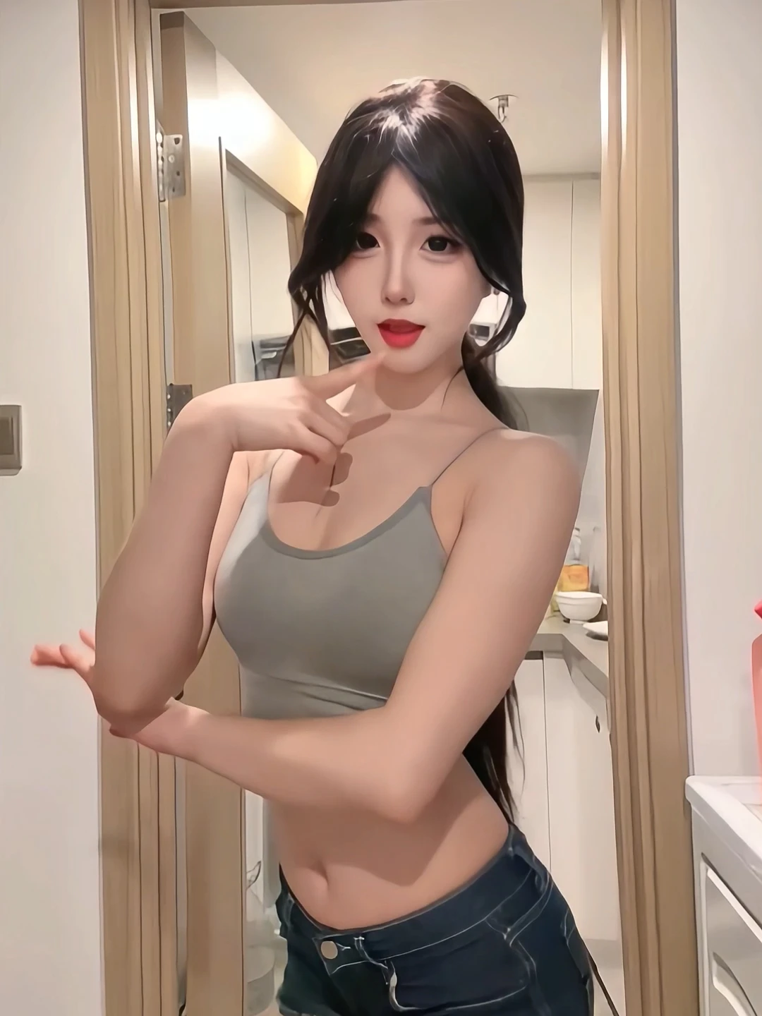 Sexy Retro Hot Girl Grey Outdoor Wear Strap Vest Autumn Pure Desire Body Shape Denim Shorts Two-Piece Set Women's Fashion
Sexy Retro Hot Girl Grey Outdoor Wear Strap Vest Autumn Pure Desire Body Shape Denim Shorts Two-Piece Set Women's Fashion