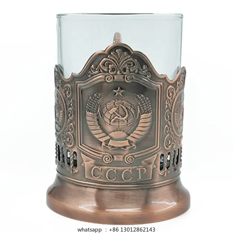 Russian iron teacup European hollow water cup commercial creative glass red teacup nostalgic thermal insulation metal shell
Russian iron teacup European hollow water cup commercial creative glass red teacup nostalgic thermal insulation metal shell