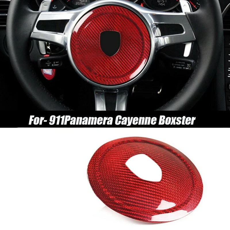 Real Carbon Fiber Steering Wheel Rings Logo Trim Cover Stickers For Porsche 911 Panamera Cayenne Boxster 2008-2016
Real Carbon Fiber Steering Wheel Rings Logo Trim Cover Stickers For Porsche 911 Panamera Cayenne Boxster 2008-2016