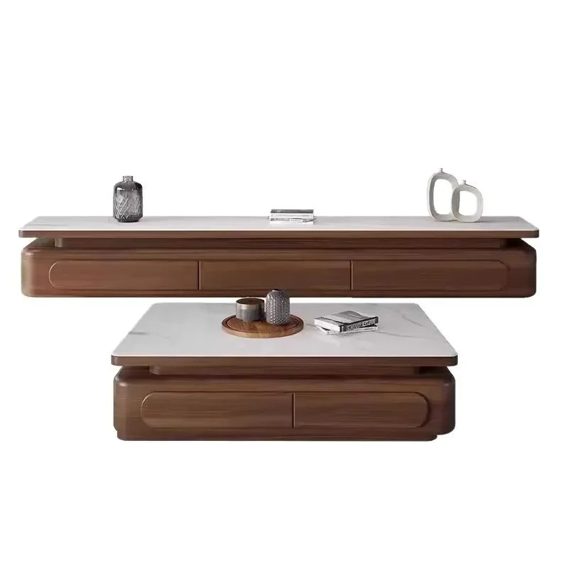 New walnut medium and ancient style solid wood coffee table simple modern small apartment living room TV cabinet coffee table c
New walnut medium and ancient style solid wood coffee table simple modern small apartment living room TV cabinet coffee table c