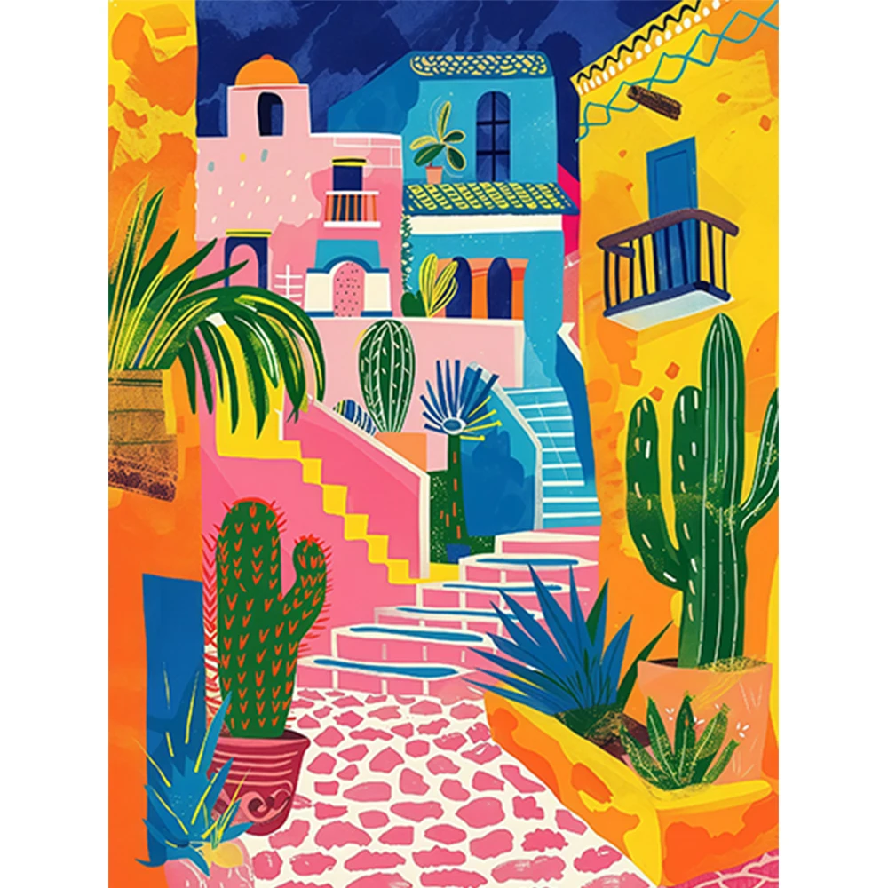 1PCS Distinctive Style Architecture DIY Acrylic Digital Painting Kit For Beginners Home Wall Decor Frame Not Included
1PCS Distinctive Style Architecture DIY Acrylic Digital Painting Kit For Beginners Home Wall Decor Frame Not Included