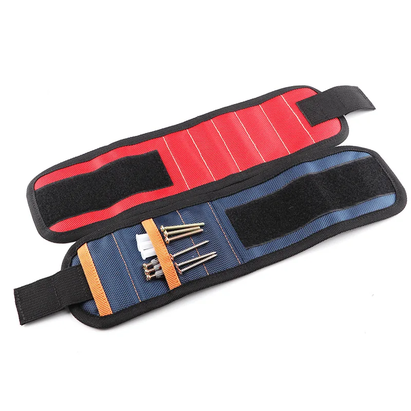 Magnetic Wrist Support Band with Strong Magnets for Holding Screws Nail Bracelet Belt Support Chuck Sports Magnetic Tool Bag
Magnetic Wrist Support Band with Strong Magnets for Holding Screws Nail Bracelet Belt Support Chuck Sports Magnetic Tool Bag