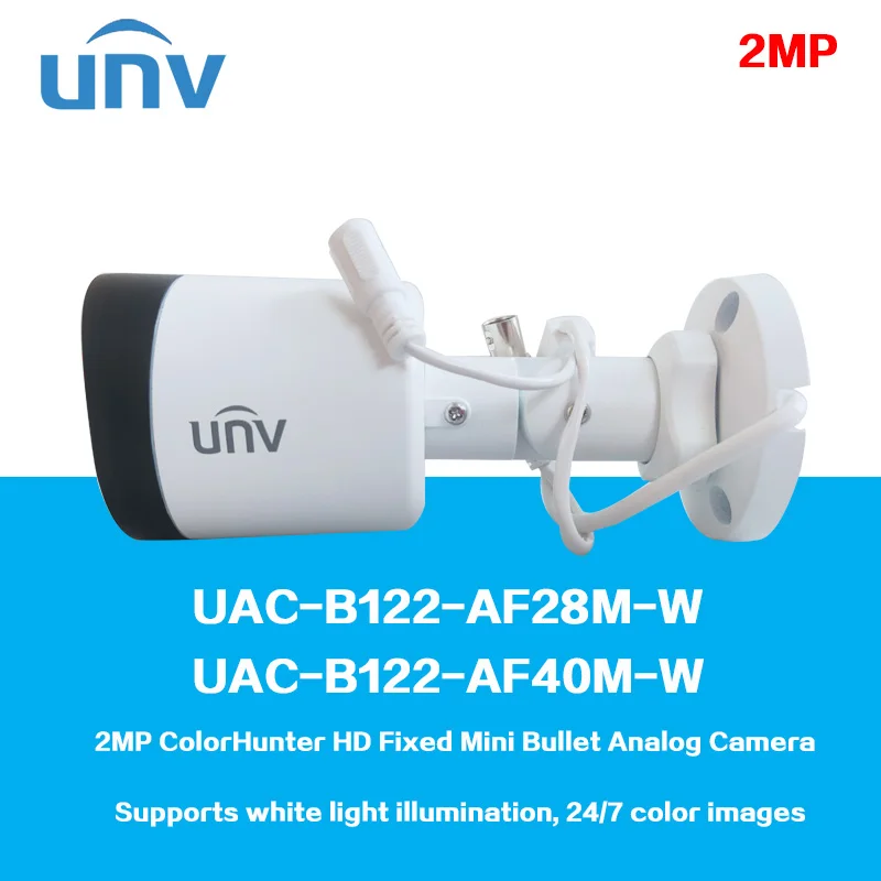 UNV Uniview UNIVIEW UNV 2MP ColorHunter HD Fixed Mini Bullet Analog Camera UAC-B122-AF28M-W UAC-B122-AF40M-W
UNV Uniview UNIVIEW UNV 2MP ColorHunter HD Fixed Mini Bullet Analog Camera UAC-B122-AF28M-W UAC-B122-AF40M-W