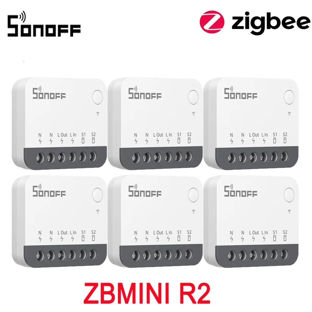 Умный переключатель Zigbee 3.0 SONOFF ZBMINIR2, очень меньший размер, 2-стороннее управление, безопасный таймер, требуется нейтральный провод через Zigbee2MQTT Alexa
Умный переключатель Zigbee 3.0 SONOFF ZBMINIR2, очень меньший размер, 2-стороннее управление, безопасный таймер, требуется нейтральный провод через Zigbee2MQTT Alexa