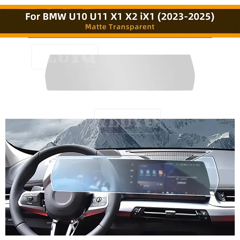 For BMW X1 U10 U11 X2 IX1 2023 2024 2025 TPU Car Interior Film TPU Pre-cut Dashboard GPS Screen Anti-scratch Clear Matte Sticker
For BMW X1 U10 U11 X2 IX1 2023 2024 2025 TPU Car Interior Film TPU Pre-cut Dashboard GPS Screen Anti-scratch Clear Matte Sticker