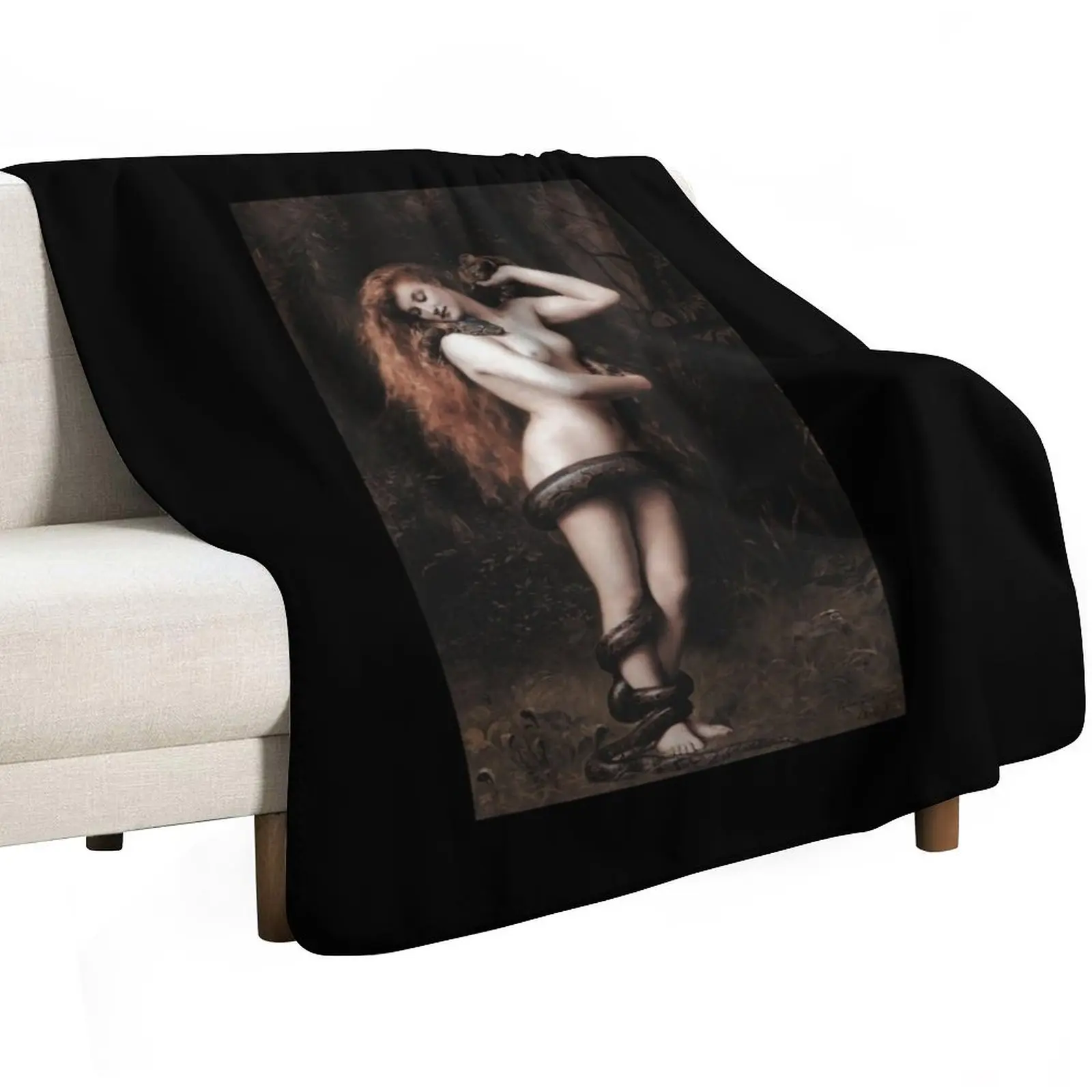 Lilith With The Snake - John Collier 1887 Throw Blanket For Decorative Sofa Plaid on the sofa Soft Plaid Blankets
Lilith With The Snake - John Collier 1887 Throw Blanket For Decorative Sofa Plaid on the sofa Soft Plaid Blankets