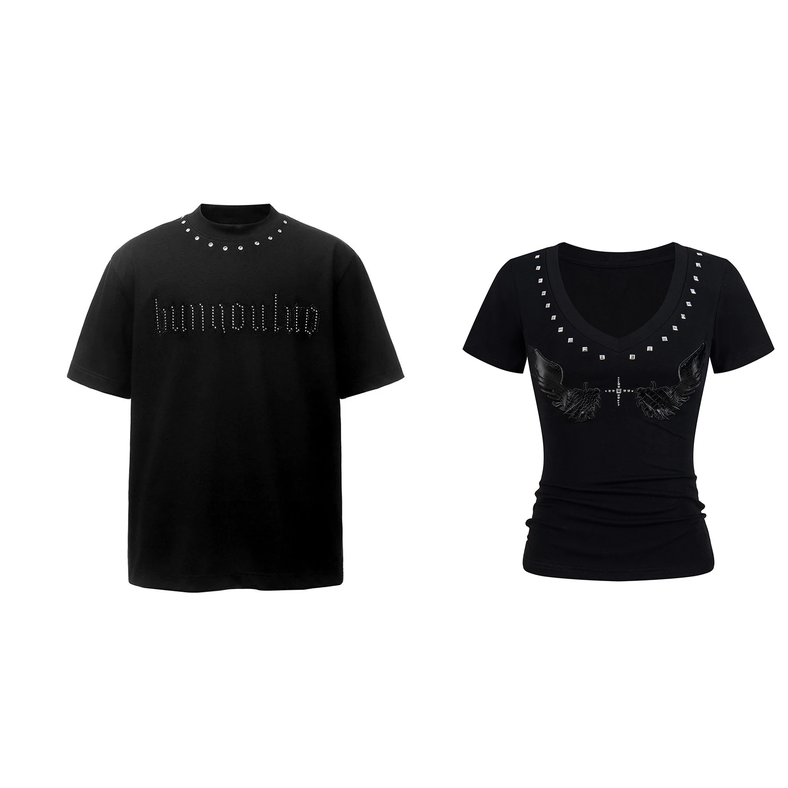XHHSUZ American Retro Rhinestone Short Sleeve T-Shirt Loose round Neck Letter Design Unisex Couple's Top Cotton Polyester Blend
XHHSUZ American Retro Rhinestone Short Sleeve T-Shirt Loose round Neck Letter Design Unisex Couple's Top Cotton Polyester Blend