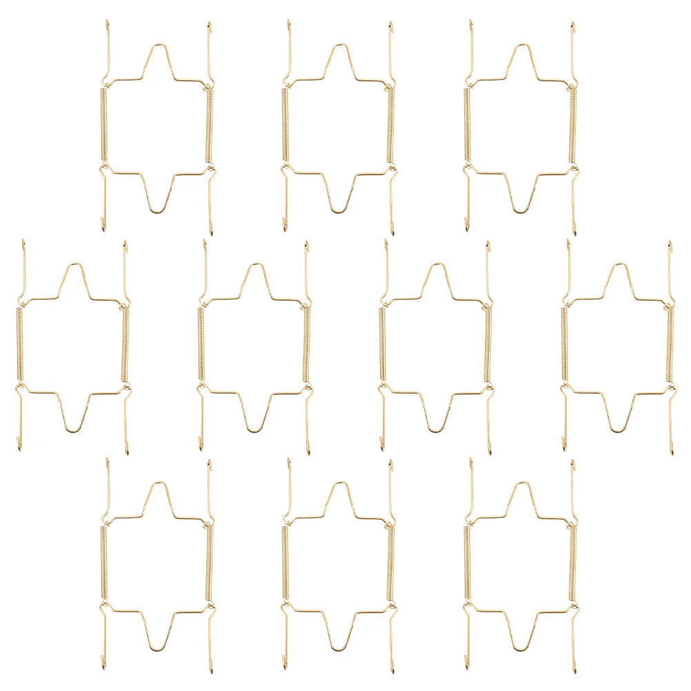 10pcs Wall Plate Hangers Stainless Steel Spring Invisible Practical Hooks For Hanging Decorative Plates Photo
10pcs Wall Plate Hangers Stainless Steel Spring Invisible Practical Hooks For Hanging Decorative Plates Photo