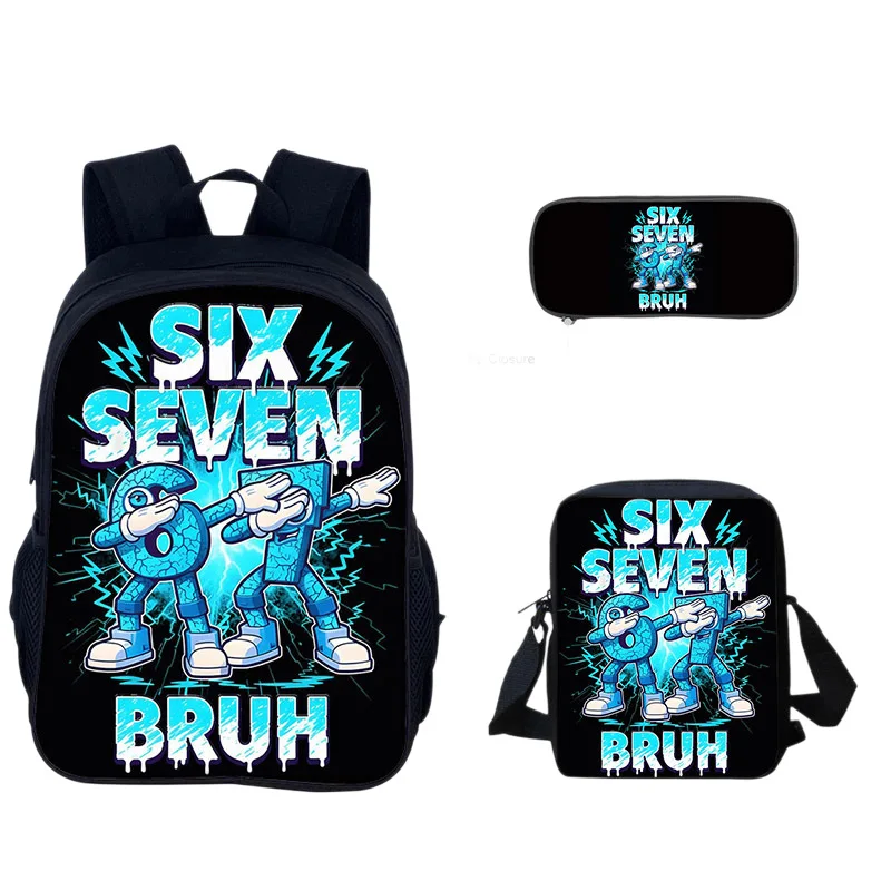 Six Seven 67 Meme Letter Printed 3Pcs/Set Backpack Student School Shoulder Bag Kids Cute Travel Backpack Children Birthday Gift
Six Seven 67 Meme Letter Printed 3Pcs/Set Backpack Student School Shoulder Bag Kids Cute Travel Backpack Children Birthday Gift