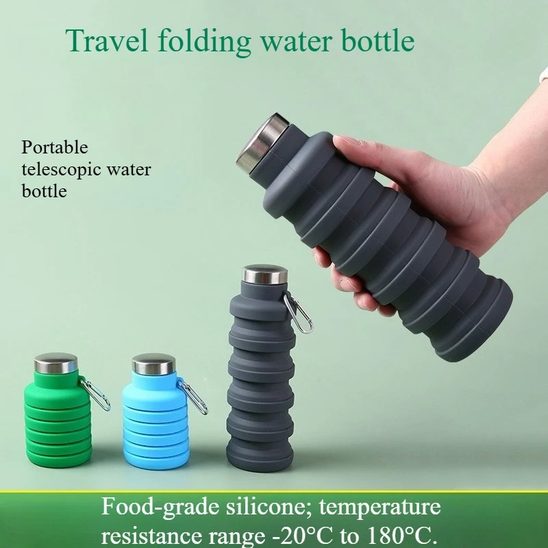 New folding silicone water bottle, suitable for students, travel, fitness, portable water , extendable children's water bottle
New folding silicone water bottle, suitable for students, travel, fitness, portable water , extendable children's water bottle