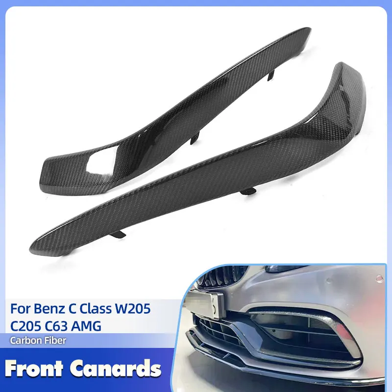 Car Front Bumper Fog Lamp Cover Trims Carbon Fiber for Mercedes Benz C Class W205 C205 C63 AMG 2015-2017 Front Canards Fins
Car Front Bumper Fog Lamp Cover Trims Carbon Fiber for Mercedes Benz C Class W205 C205 C63 AMG 2015-2017 Front Canards Fins