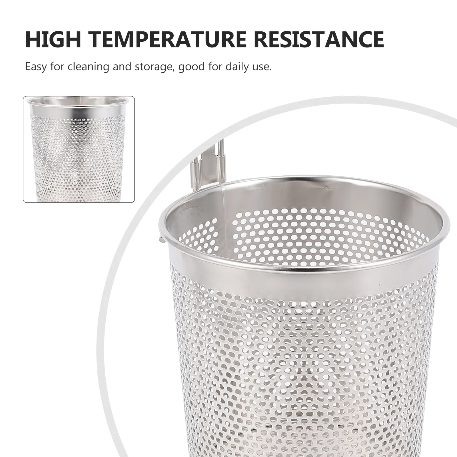 Powder Fence Kitchen Sifter Ramen Noodles Strainer with Handle Stainless Steel Mesh Spider Sieve Basket
Powder Fence Kitchen Sifter Ramen Noodles Strainer with Handle Stainless Steel Mesh Spider Sieve Basket