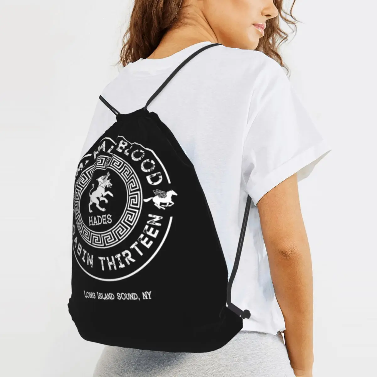 Cabin Thirteen Hades Percy Jackson Camp Half-Blood Backpacks Portable Drawstring Bags Sports Bag Book Bags for Travel School
Cabin Thirteen Hades Percy Jackson Camp Half-Blood Backpacks Portable Drawstring Bags Sports Bag Book Bags for Travel School