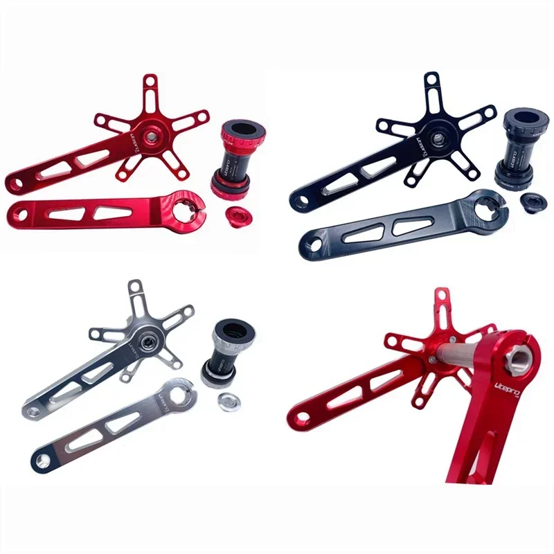LITEPRO Folding Bike Hollow Integrated 412/K3 Crank EIEIO Aluminum Alloy Five Claw Cranks With Bottom Bracket Bicycle Parts
LITEPRO Folding Bike Hollow Integrated 412/K3 Crank EIEIO Aluminum Alloy Five Claw Cranks With Bottom Bracket Bicycle Parts