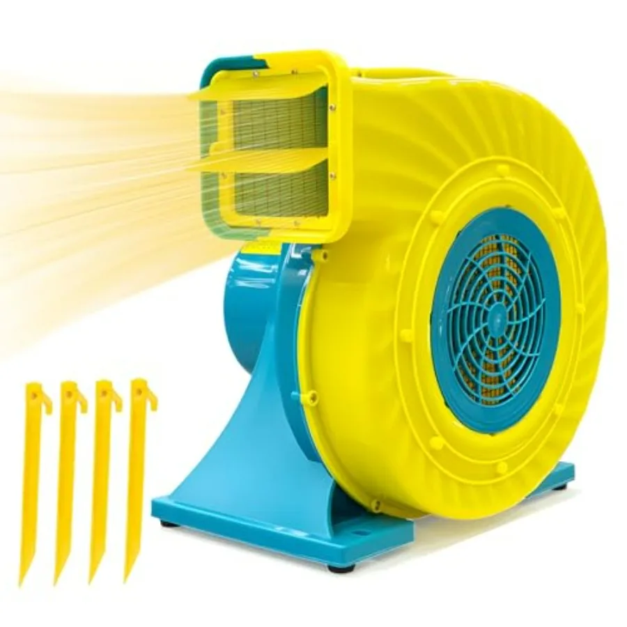 Bounce House Blower for Large PVC Inflatables IPX4 Waterproof, 110-120V, 1HP 750W, Includes 6 Stakes, High Power Air Blower for
Bounce House Blower for Large PVC Inflatables IPX4 Waterproof, 110-120V, 1HP 750W, Includes 6 Stakes, High Power Air Blower for