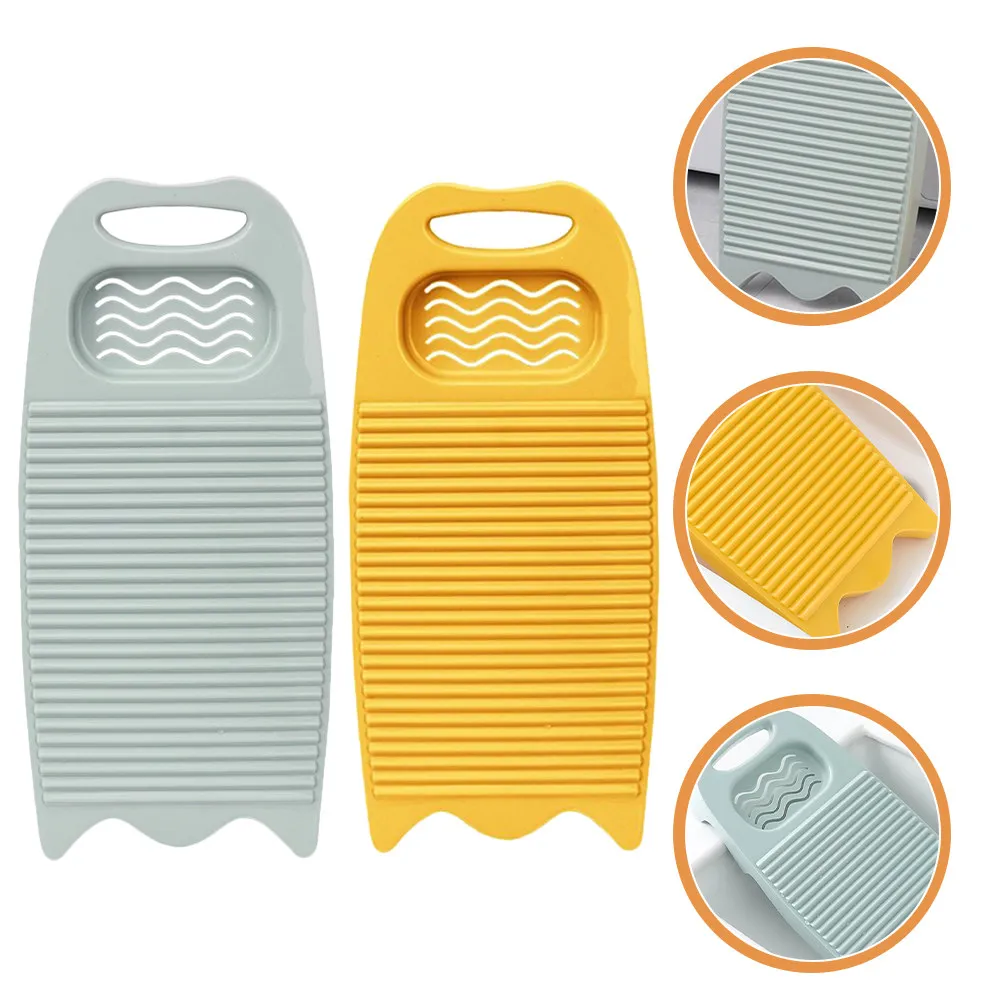 2Pcs Laundry Washboard Plastic Hand Washing Board for Home Use Non-Slip Soap Holder Household Clothes Cleaning Tool
2Pcs Laundry Washboard Plastic Hand Washing Board for Home Use Non-Slip Soap Holder Household Clothes Cleaning Tool