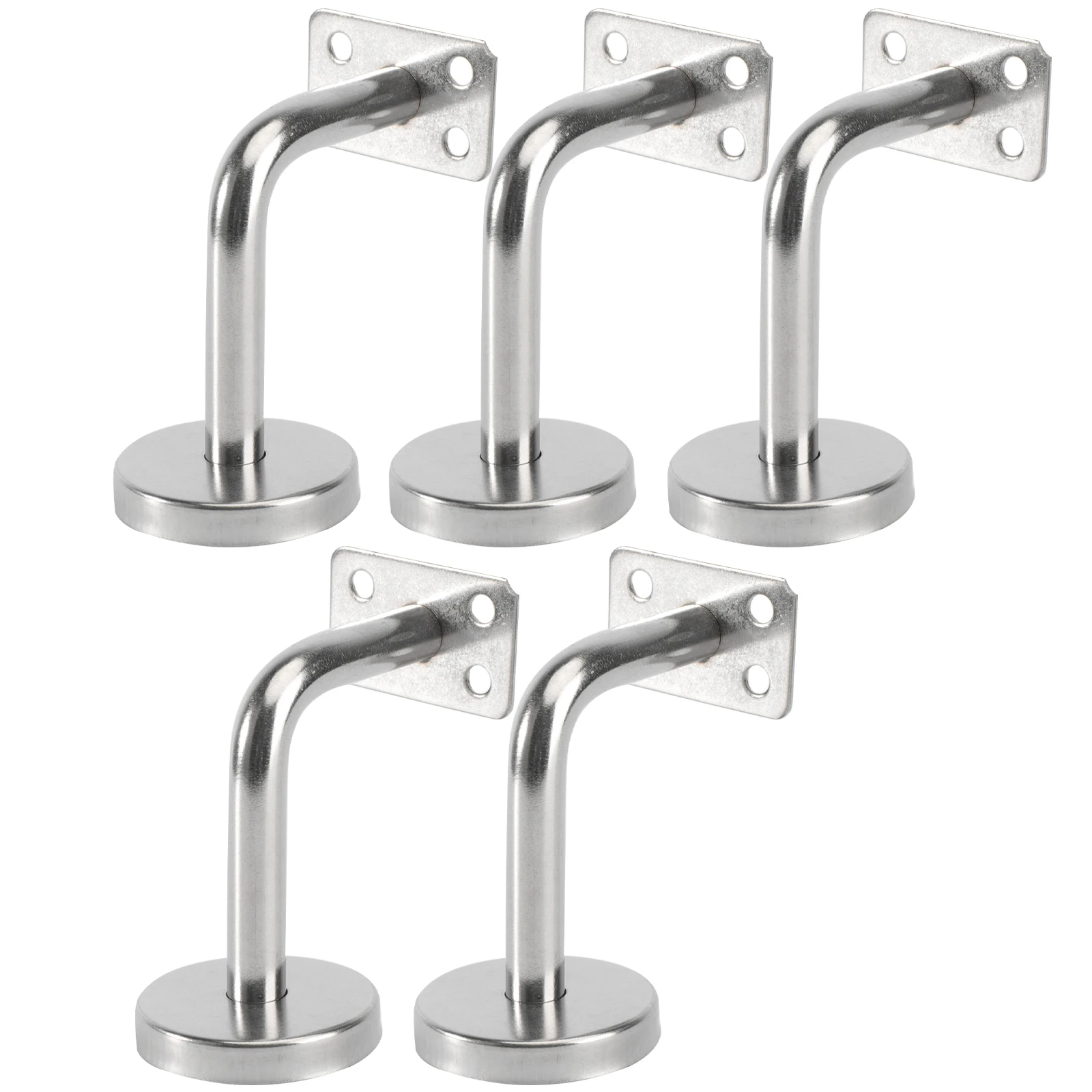 5 Pcs Stainless Steel Handrail Brackets Durable Anti-Corrosion Suitable Hotel Restaurant Gym Bathroom Corridor Stairs Glass
5 Pcs Stainless Steel Handrail Brackets Durable Anti-Corrosion Suitable Hotel Restaurant Gym Bathroom Corridor Stairs Glass
