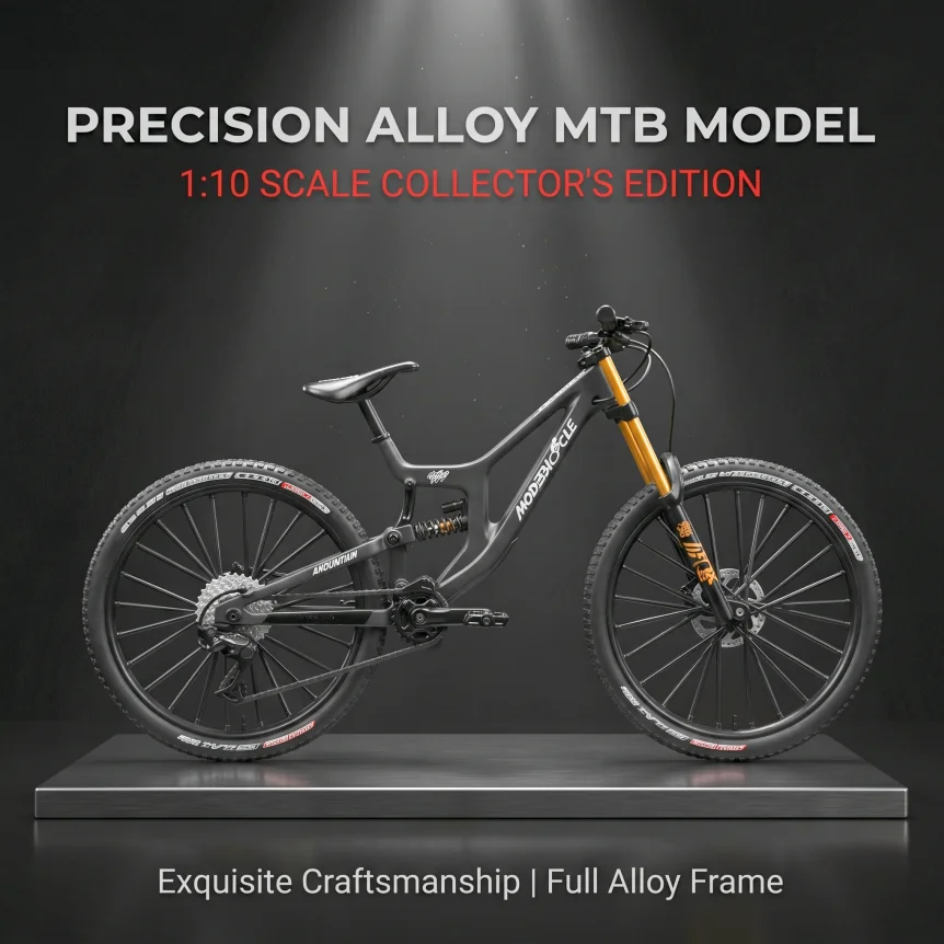 1:10 Scale Full Alloy Frame Downhill Mountain Bike Model Full Suspension Diecast Collectible Miniature Realistic Toy Gift Decor
1:10 Scale Full Alloy Frame Downhill Mountain Bike Model Full Suspension Diecast Collectible Miniature Realistic Toy Gift Decor