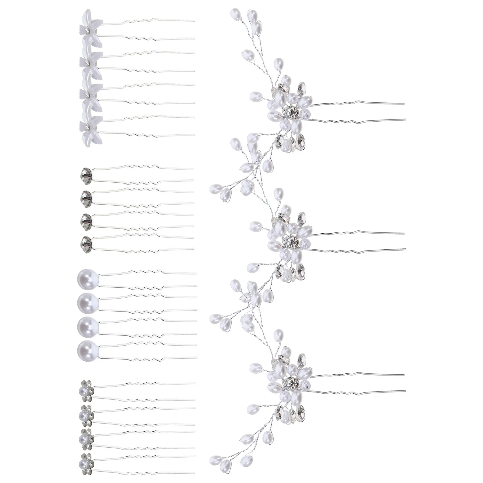 23pcs Pearl Rhinestone Hair Pins U Shape Flower Bridal Clips Set Wedding Accessories For Brides Bridesmaids Multi Styles Hair
23pcs Pearl Rhinestone Hair Pins U Shape Flower Bridal Clips Set Wedding Accessories For Brides Bridesmaids Multi Styles Hair